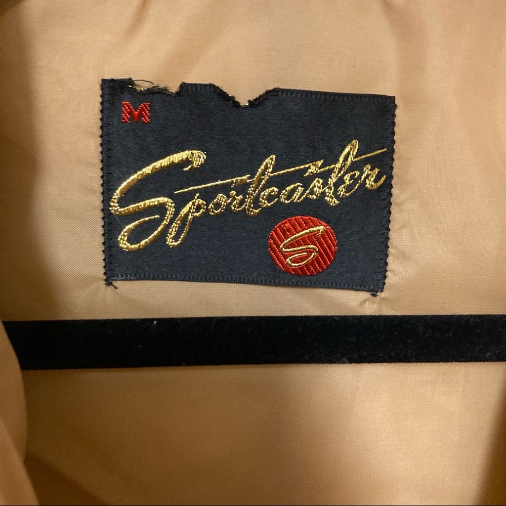 Sold ~~~Vintage 1970’s sportscaster ski snowsuit set jacket & bib detachable XS - Picture 12 of 16